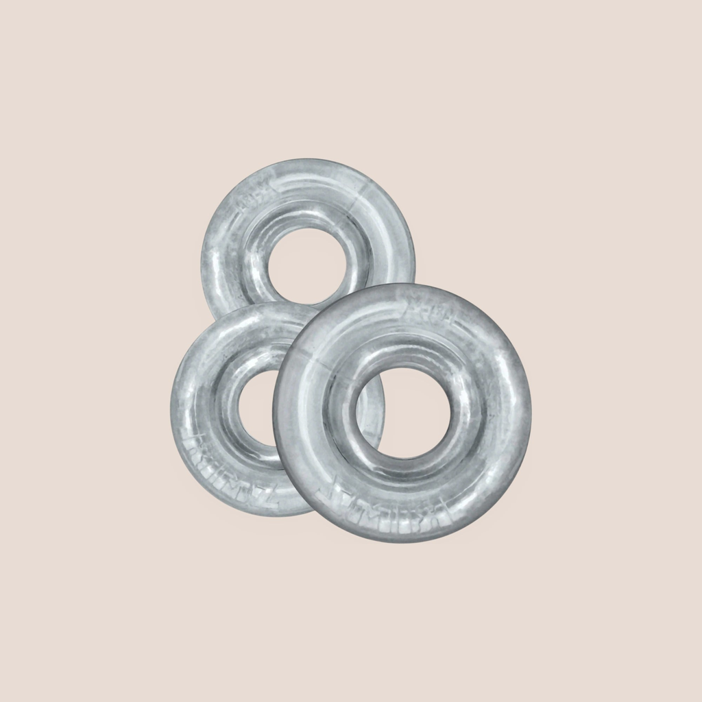 Ascending — intimate wellness piece on a warm blush background