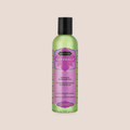 Drenched — intimate wellness piece on a warm blush background