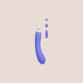 Duet — intimate massager on a warm blush background