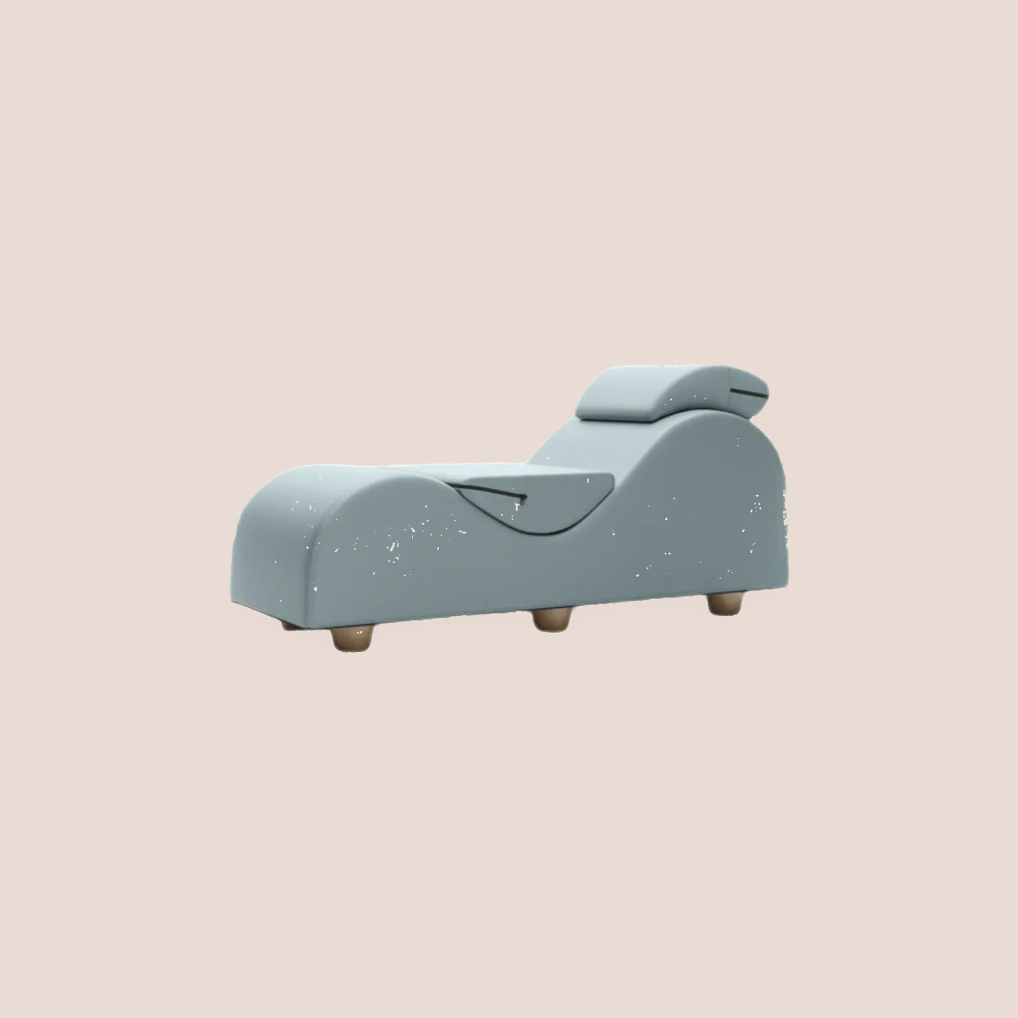 Elevated — intimacy support furniture on a warm blush background