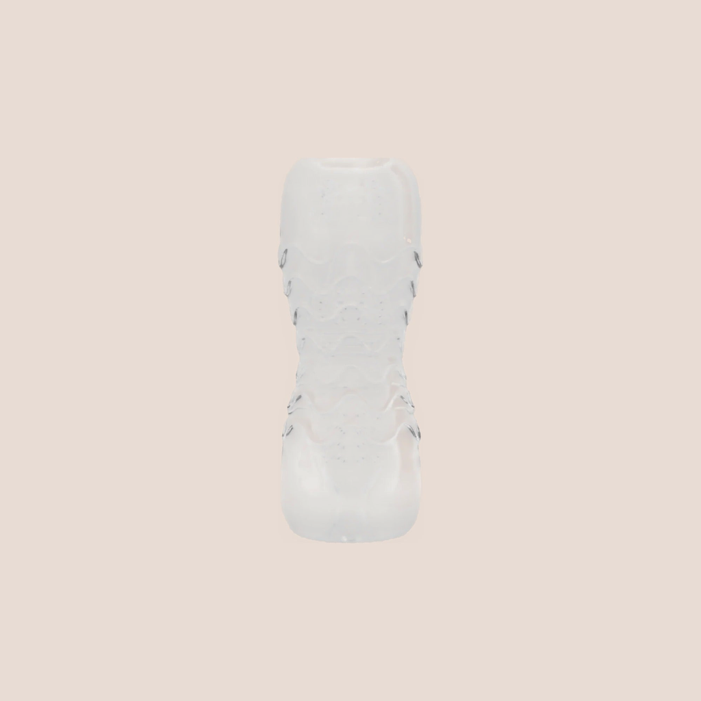 Embracing — intimate piece for him on a warm blush background