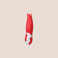 Flourishing — intimate massager on a warm blush background