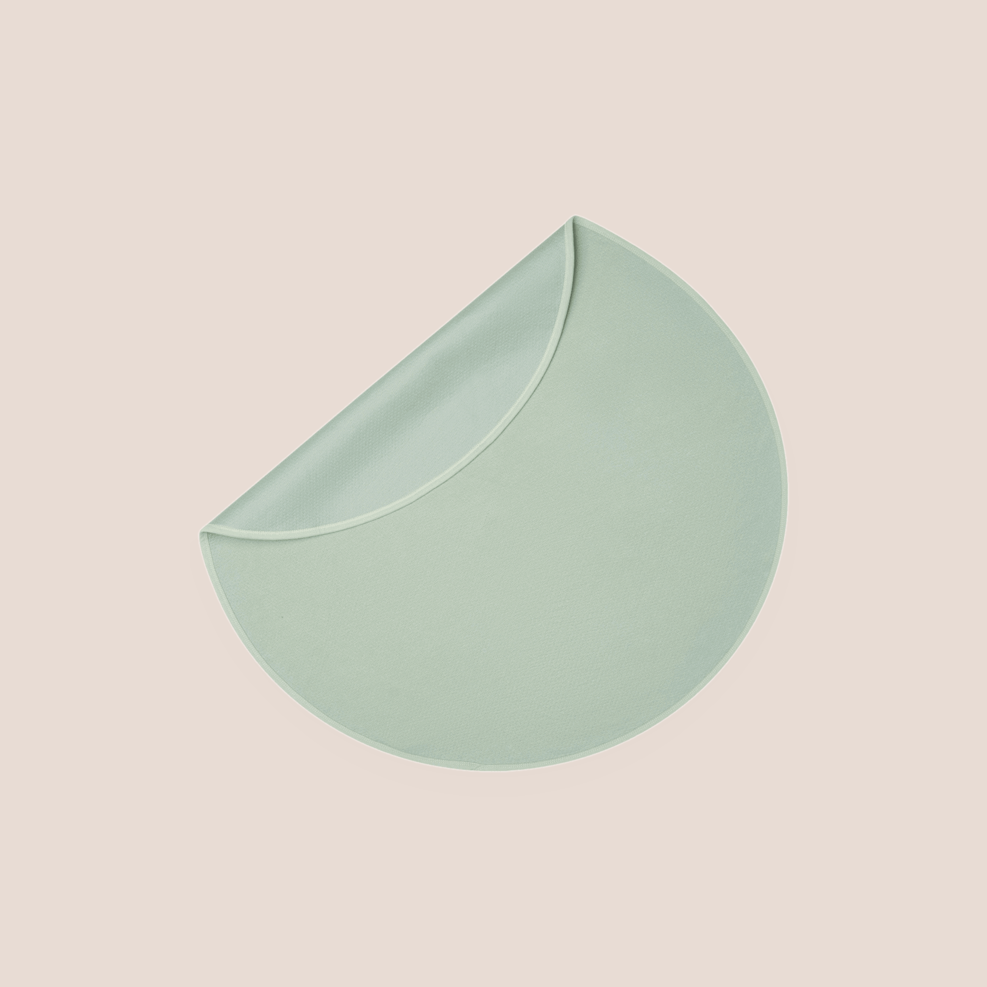 Gathered — intimate accessory on a warm blush background