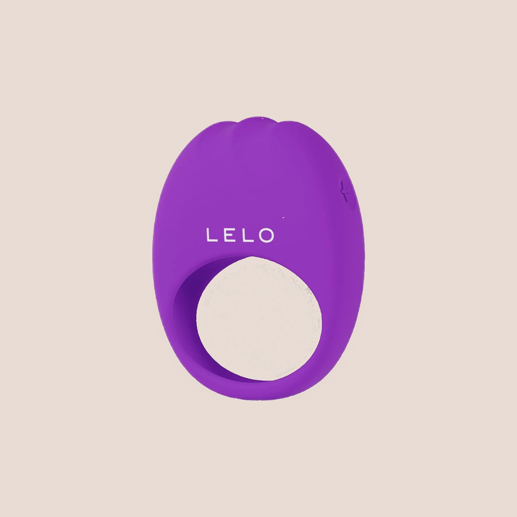 Sheltering — intimate massager on a warm blush background
