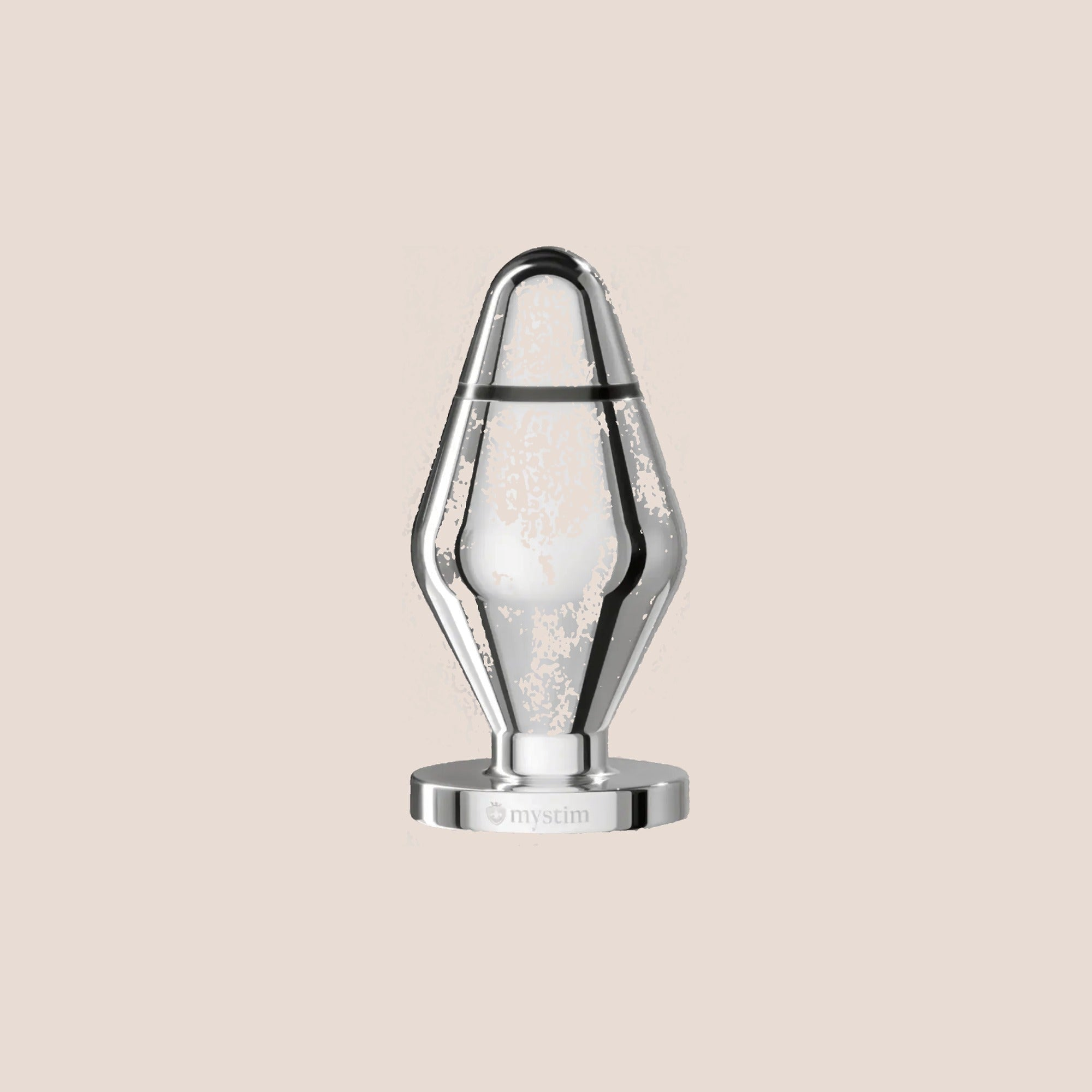 Polished — intimate wellness piece on a warm blush background
