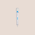 Powerful — intimate massager on a warm blush background