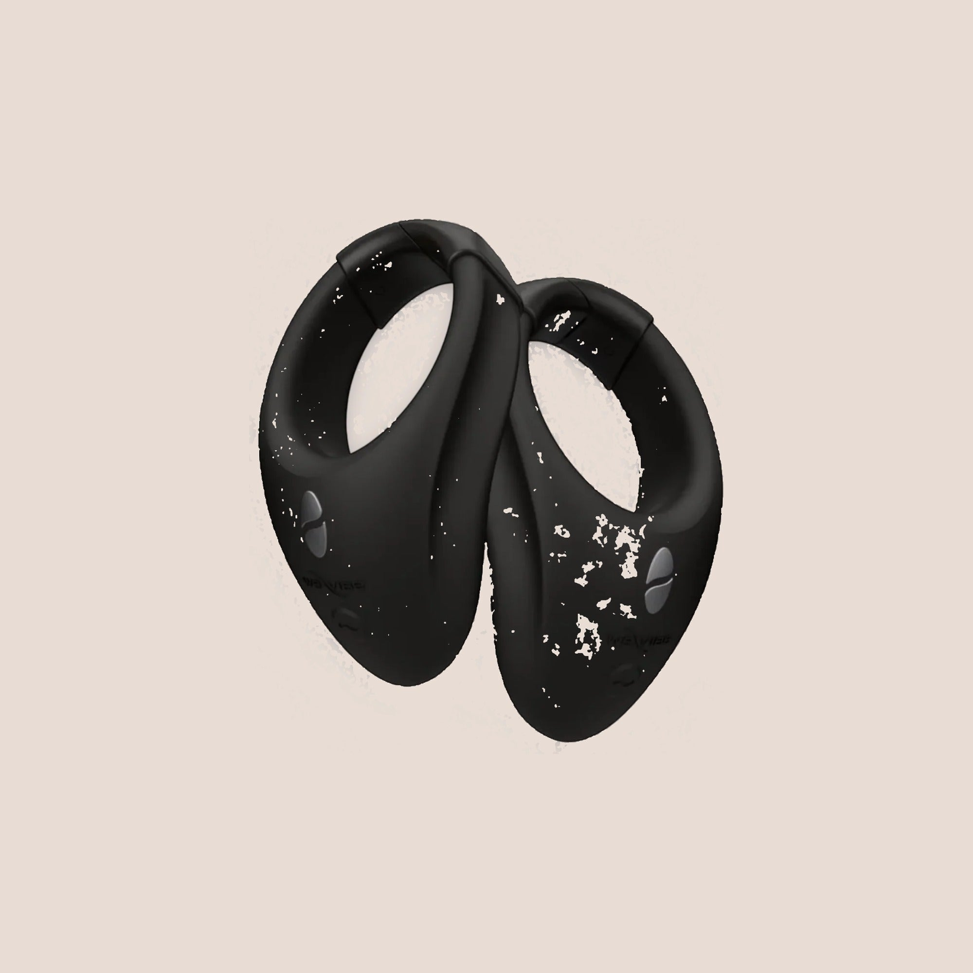 Present — intimate massager on a warm blush background