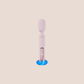 Insatiable — restraint piece on a warm blush background