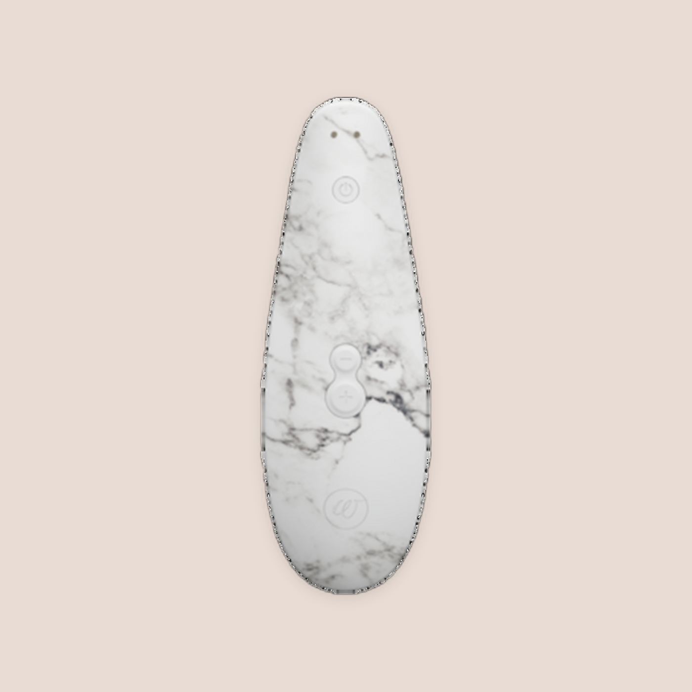 Remarkable — intimate massager on a warm blush background