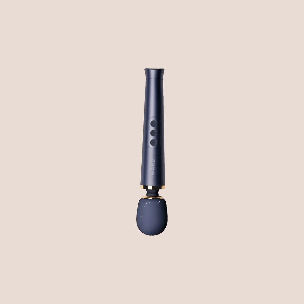 Renewed — intimate massager on a warm blush background