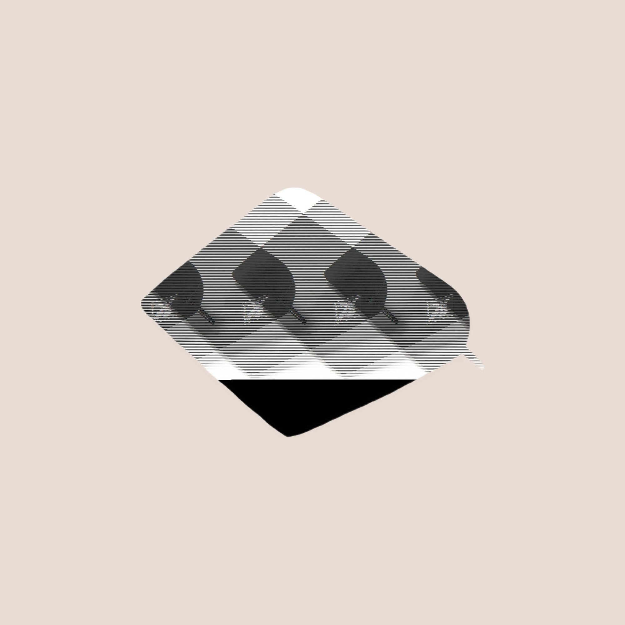 Rocking — restraint piece on a warm blush background