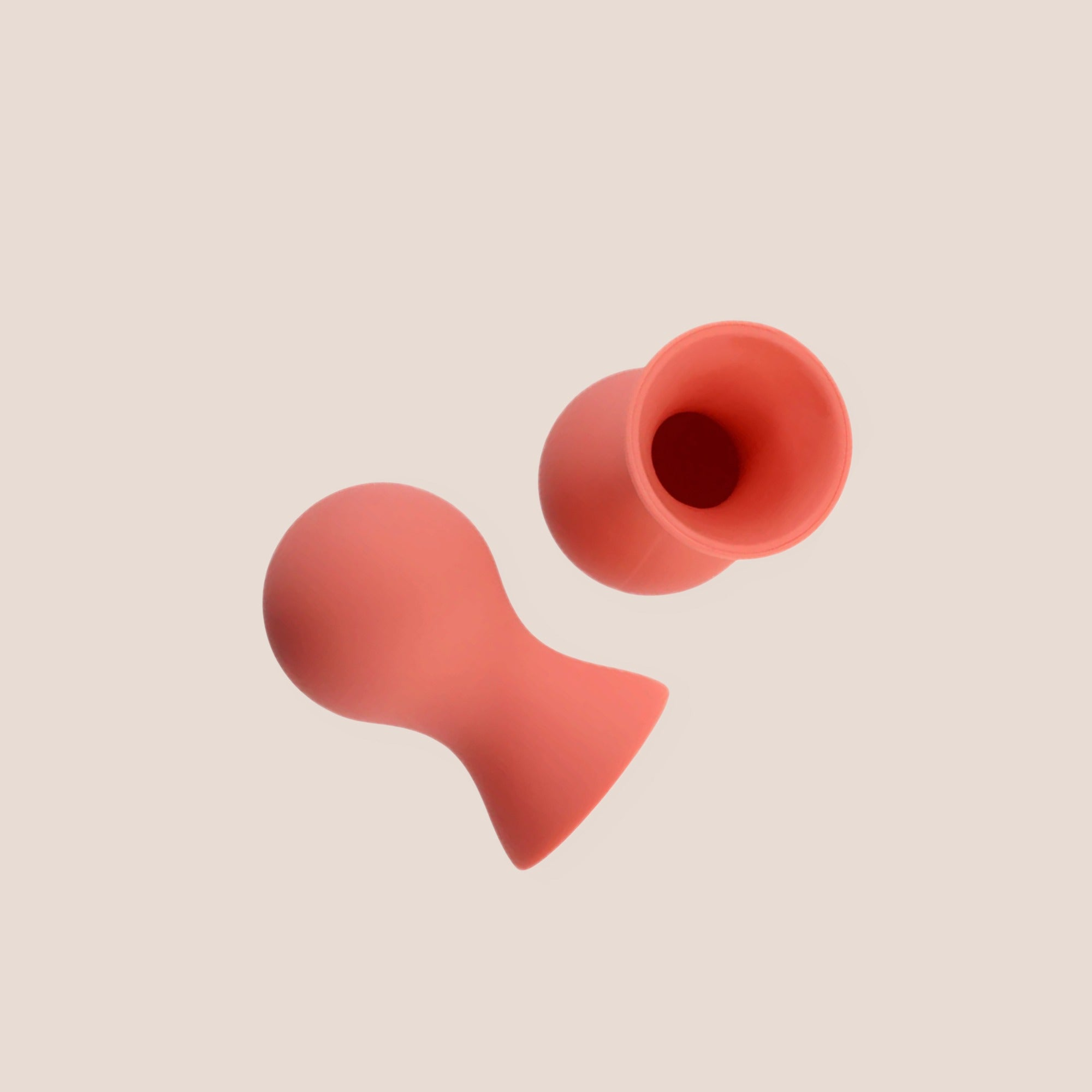 Sensitized — restraint piece on a warm blush background
