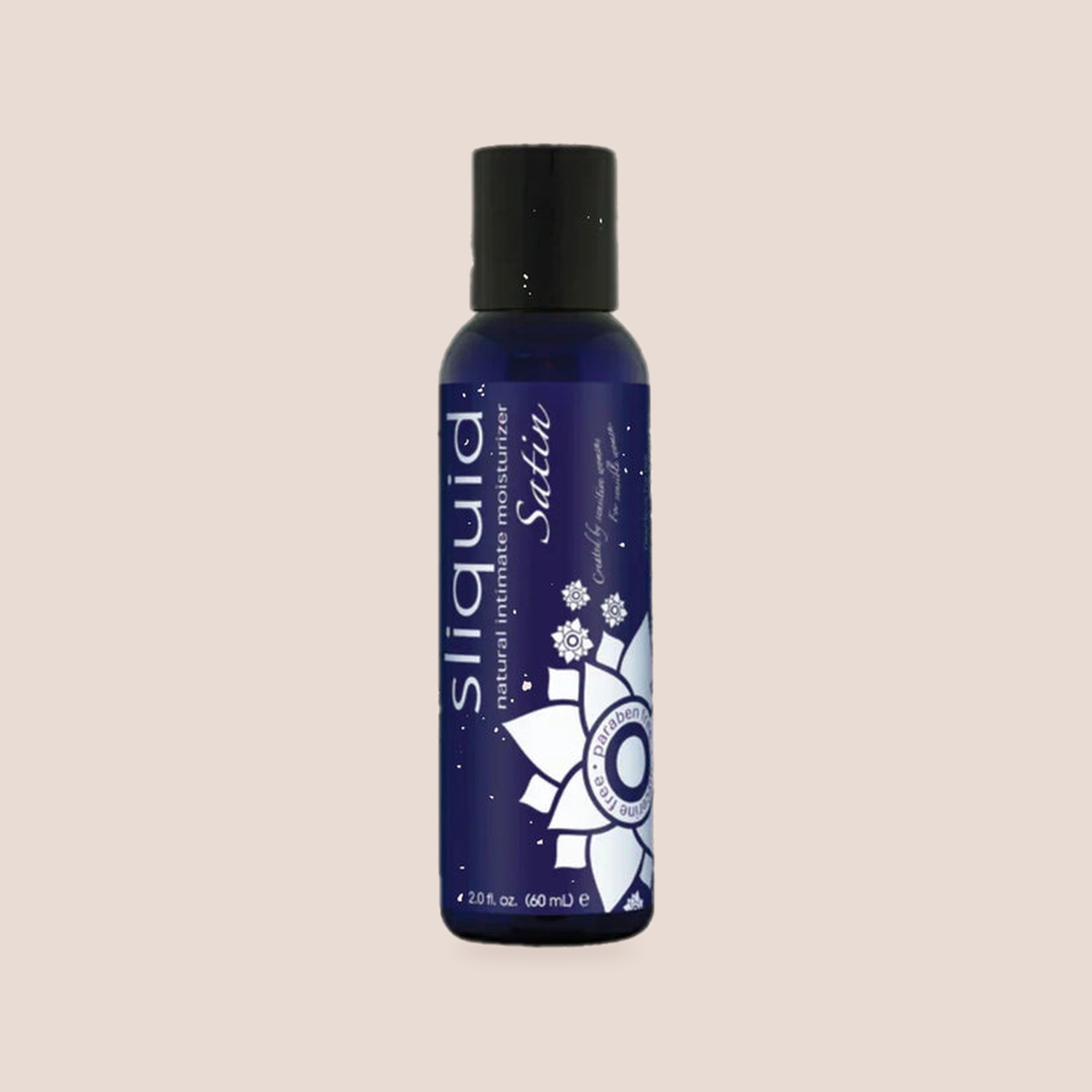 Silkened — intimate wellness piece on a warm blush background