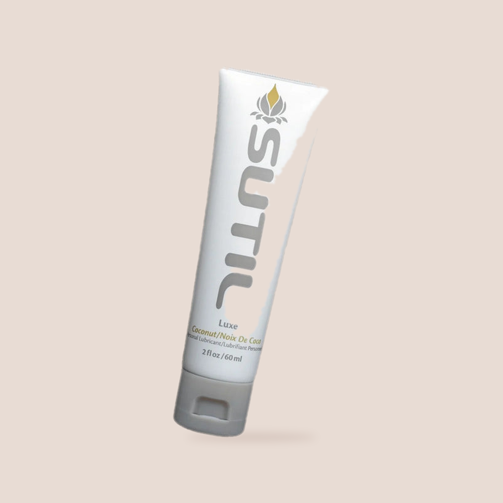 Smooth — intimate glide on a warm blush background