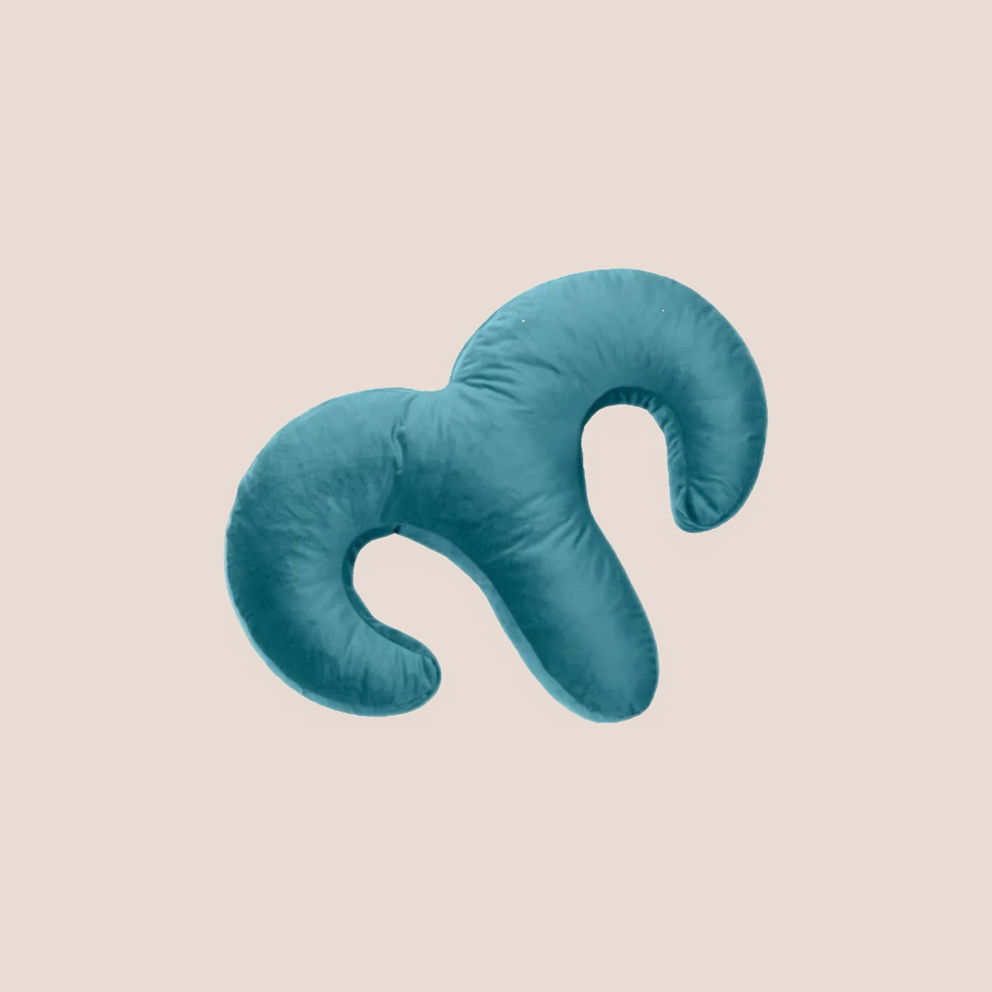 Snuggled — intimacy support furniture on a warm blush background