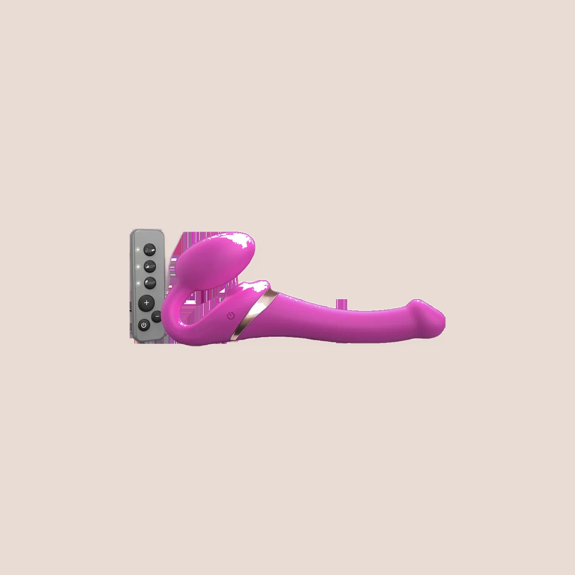 United — harness piece on a warm blush background